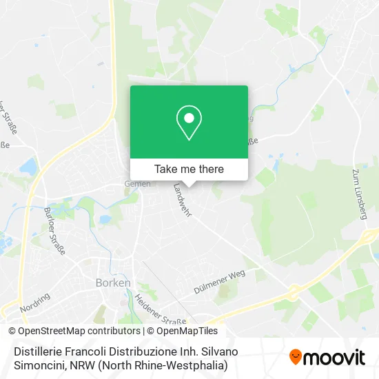 Карта Distillerie Francoli Distribuzione Inh. Silvano Simoncini