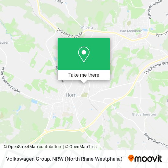 Volkswagen Group map