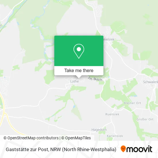 Карта Gaststätte zur Post