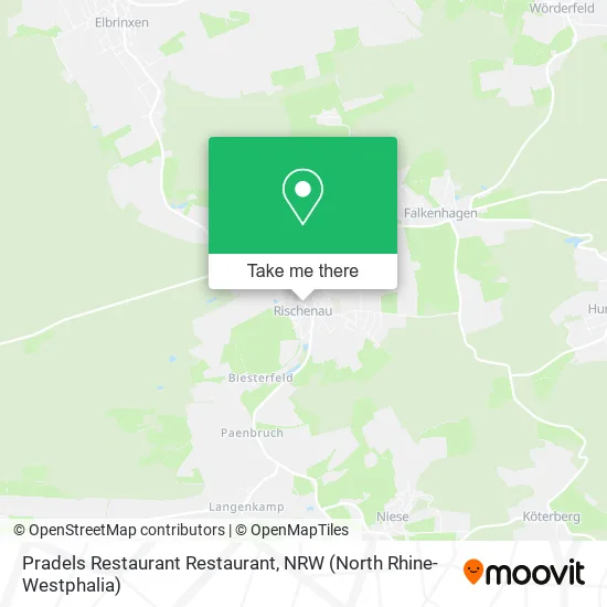 Pradels Restaurant Restaurant map