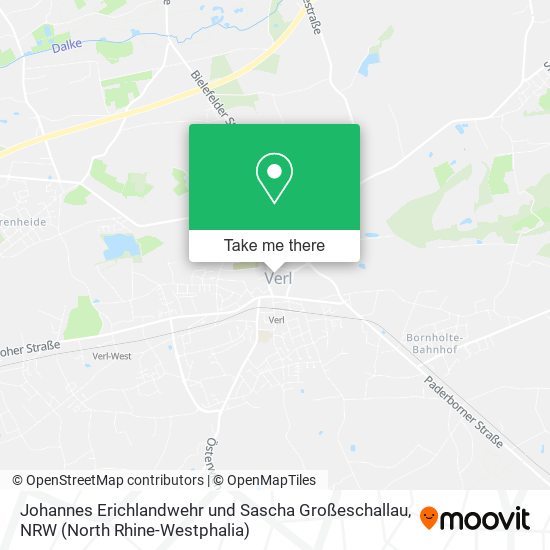 Johannes Erichlandwehr und Sascha Großeschallau map