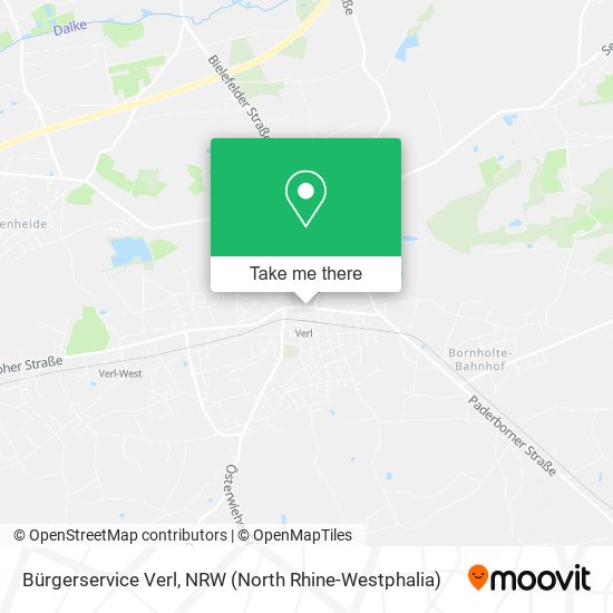 Bürgerservice Verl map