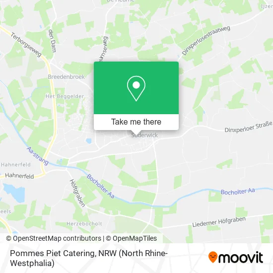 Pommes Piet Catering map