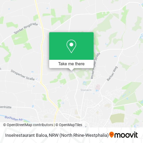 Inselrestaurant Baloa map