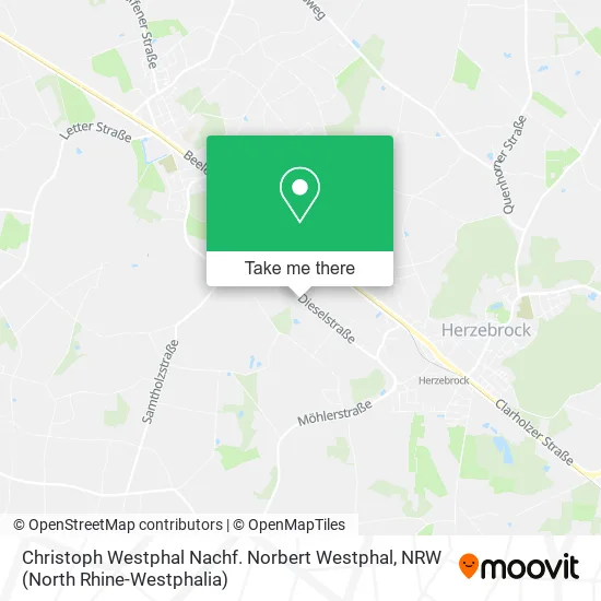 Карта Christoph Westphal Nachf. Norbert Westphal