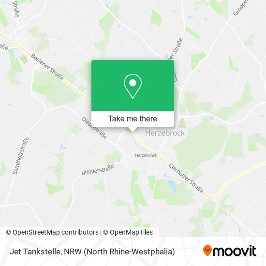 Карта Jet Tankstelle