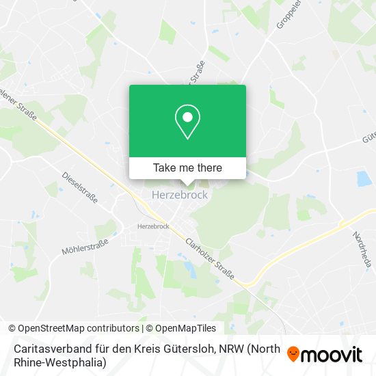 Caritasverband für den Kreis Gütersloh map