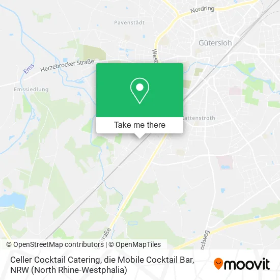 Карта Celler Cocktail Catering, die Mobile Cocktail Bar