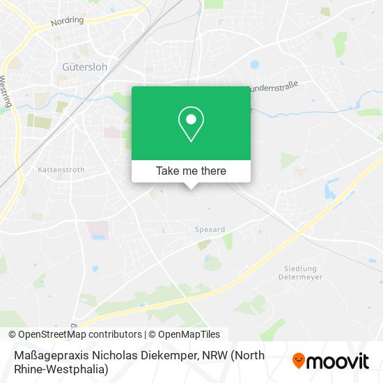 Maßagepraxis Nicholas Diekemper map