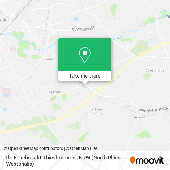 Карта Ihr Frischmarkt Thiesbrummel