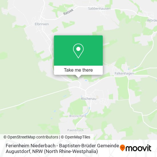 Ferienheim Niederbach - Baptisten-Brüder Gemeinde Augustdorf map