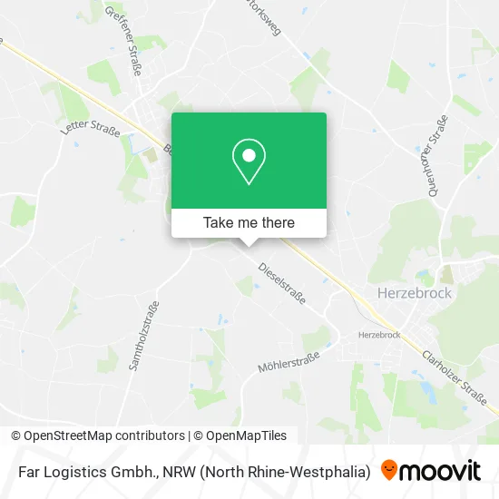 Карта Far Logistics Gmbh.