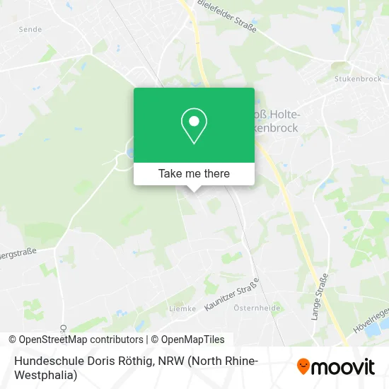 Hundeschule Doris Röthig map