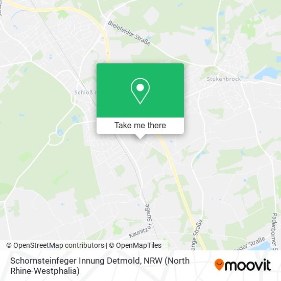 Schornsteinfeger Innung Detmold map