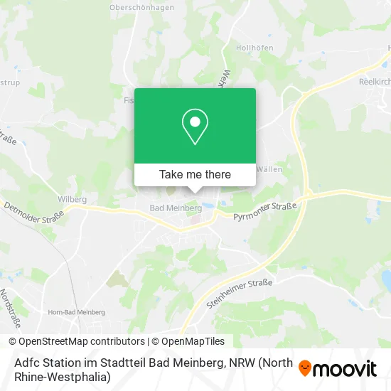 Карта Adfc Station im Stadtteil Bad Meinberg