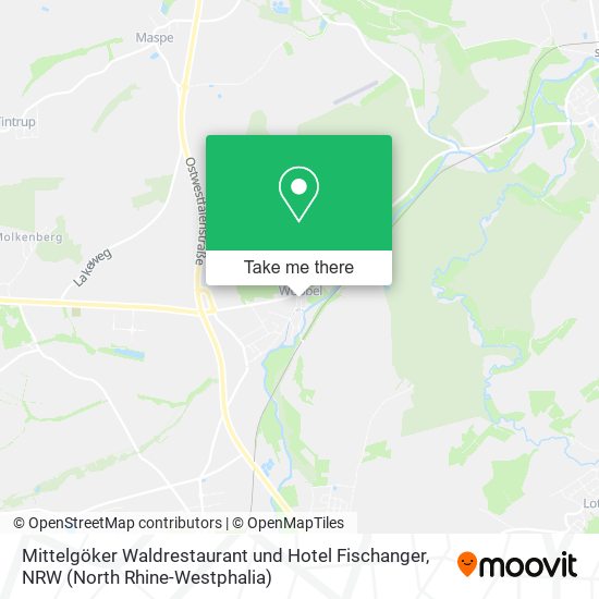 Mittelgöker Waldrestaurant und Hotel Fischanger map