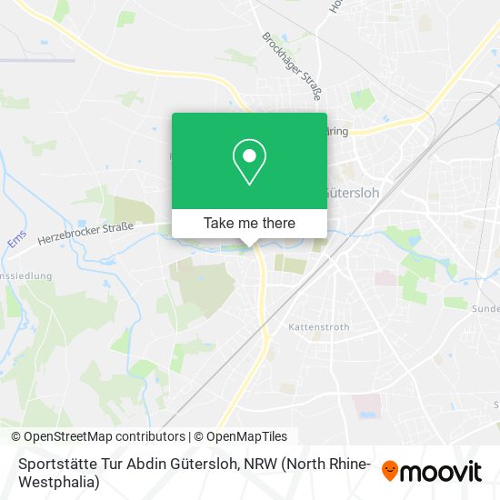 Sportstätte Tur Abdin Gütersloh map