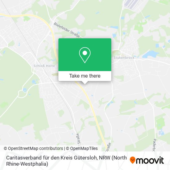 Caritasverband für den Kreis Gütersloh map