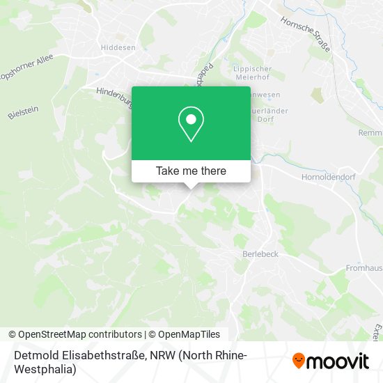Detmold Elisabethstraße map