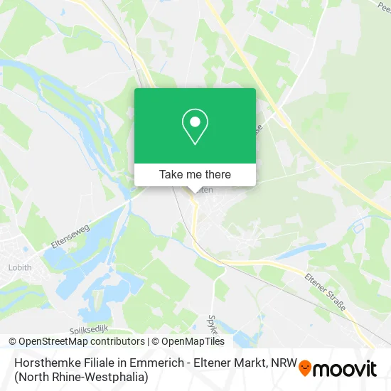 Карта Horsthemke Filiale in Emmerich - Eltener Markt