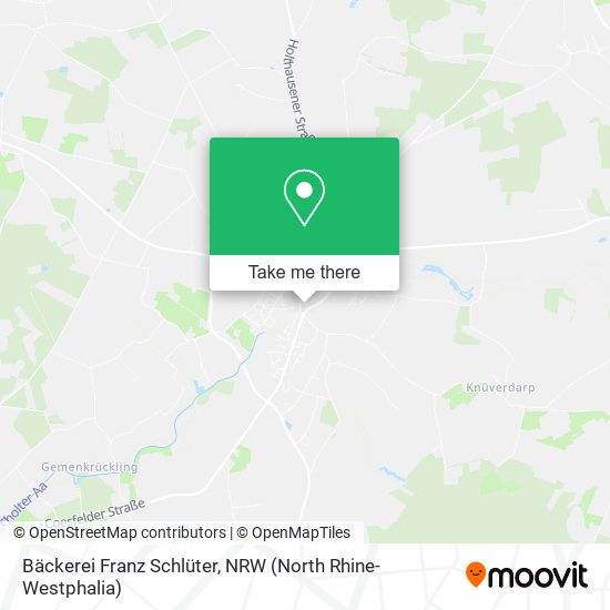 Bäckerei Franz Schlüter map