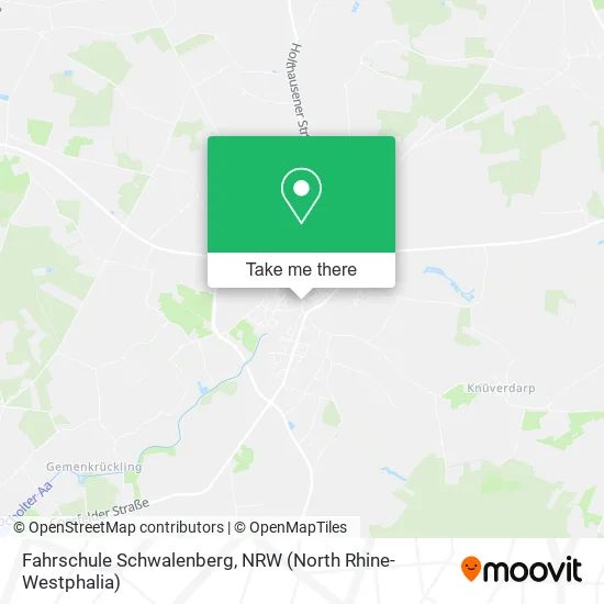 Карта Fahrschule Schwalenberg