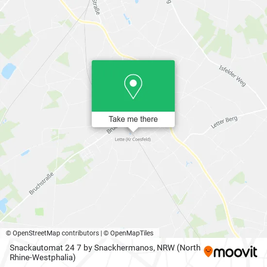 Карта Snackautomat 24 7 by Snackhermanos