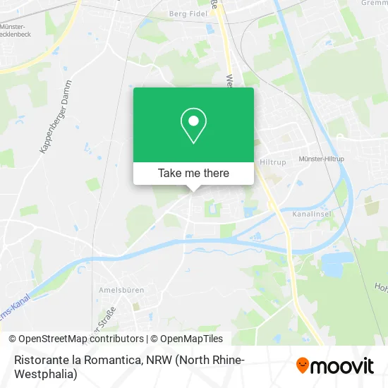 Карта Ristorante la Romantica