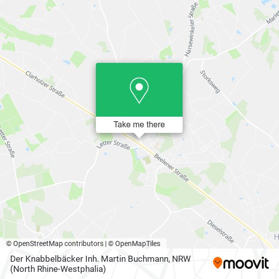 Der Knabbelbäcker Inh. Martin Buchmann map