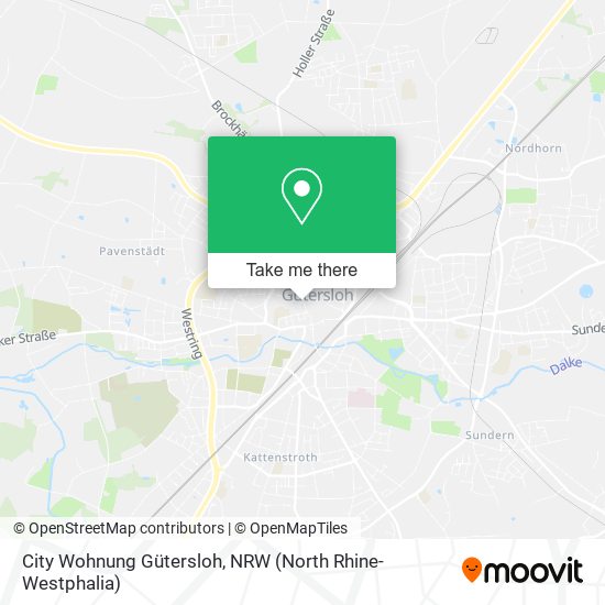 City Wohnung Gütersloh map