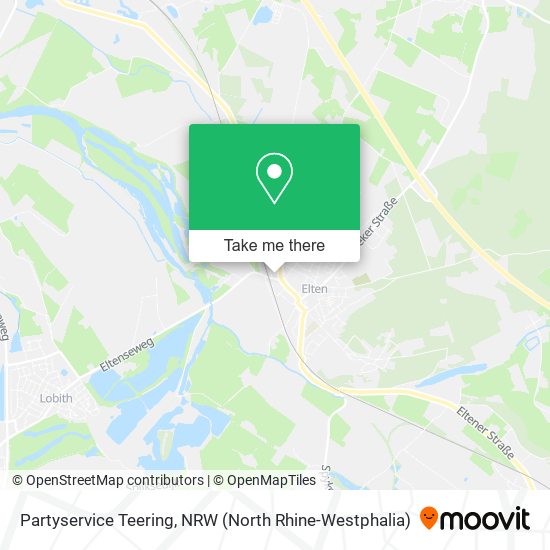 Partyservice Teering map