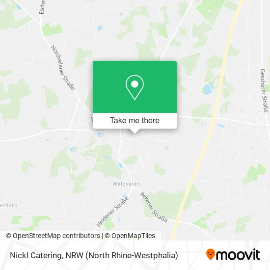 Nickl Catering map