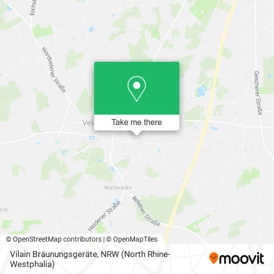 Карта Vilain Bräunungsgeräte