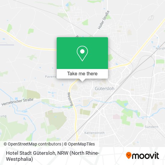 Hotel Stadt Gütersloh map