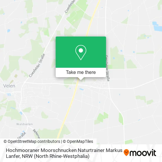 Hochmooraner Moorschnucken Naturtrainer Markus Lanfer map