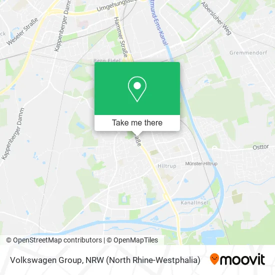 Карта Volkswagen Group