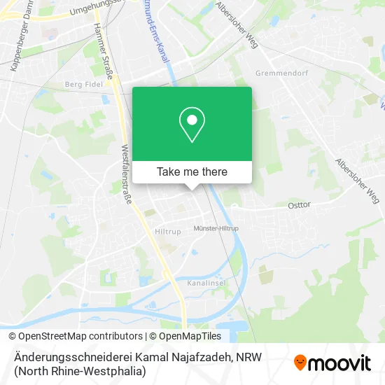 Карта Änderungsschneiderei Kamal Najafzadeh