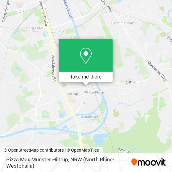 Карта Pizza Max Münster Hiltrup