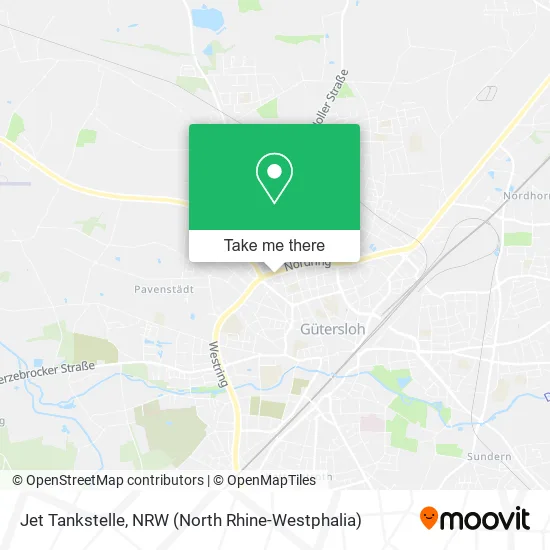 Карта Jet Tankstelle