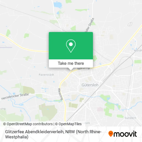 Карта Glitzerfee Abendkleiderverleih