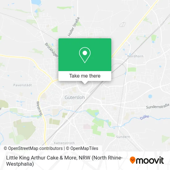 Little King Arthur Cake & More map