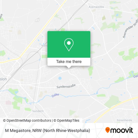 M Megastore map