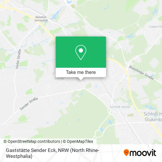 Карта Gaststätte Sender Eck