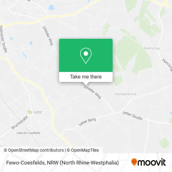 Карта Fewo-Coesfelds