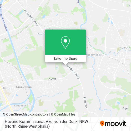 Havarie Kommissariat Axel von der Dunk map