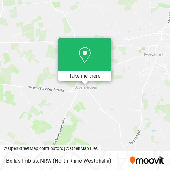 Карта Bella's Imbiss