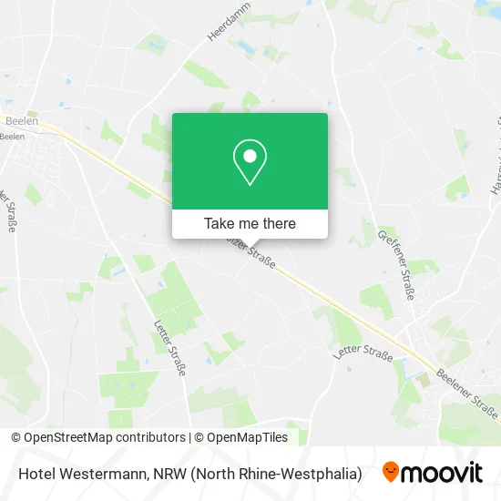 Hotel Westermann map