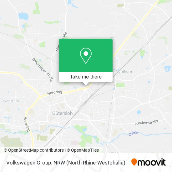 Volkswagen Group map