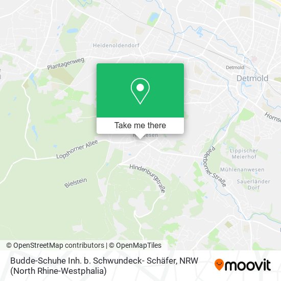 Budde-Schuhe Inh. b. Schwundeck- Schäfer map