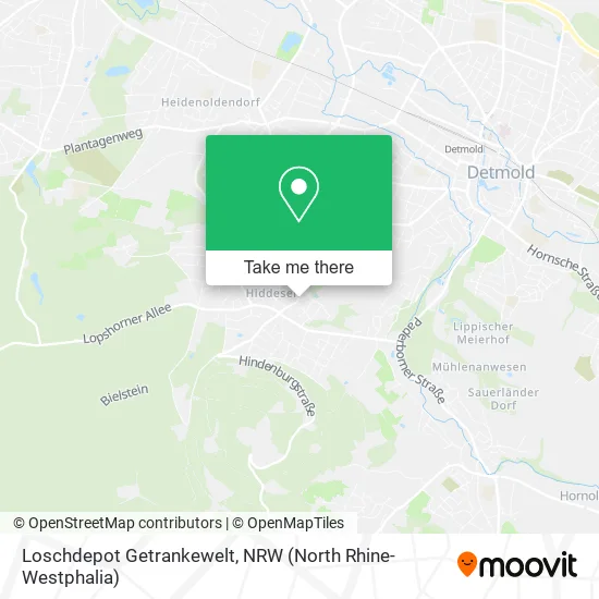 Карта Loschdepot Getrankewelt